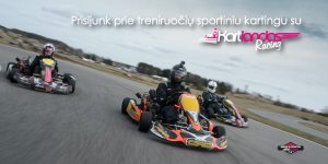 Kartlandas Racing sportinio kartingo treniruotė
